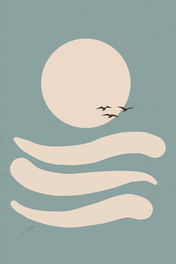 Flow by zarish chaudhry — canvas wall art