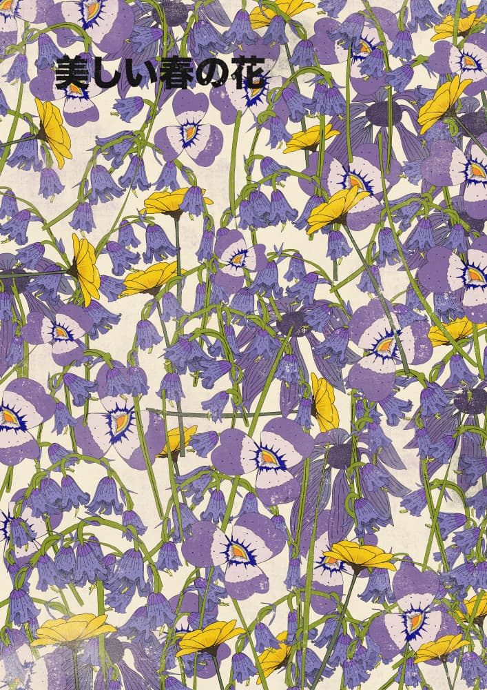 Vibrant Spring Flowers by Nicholas — canvas wall art