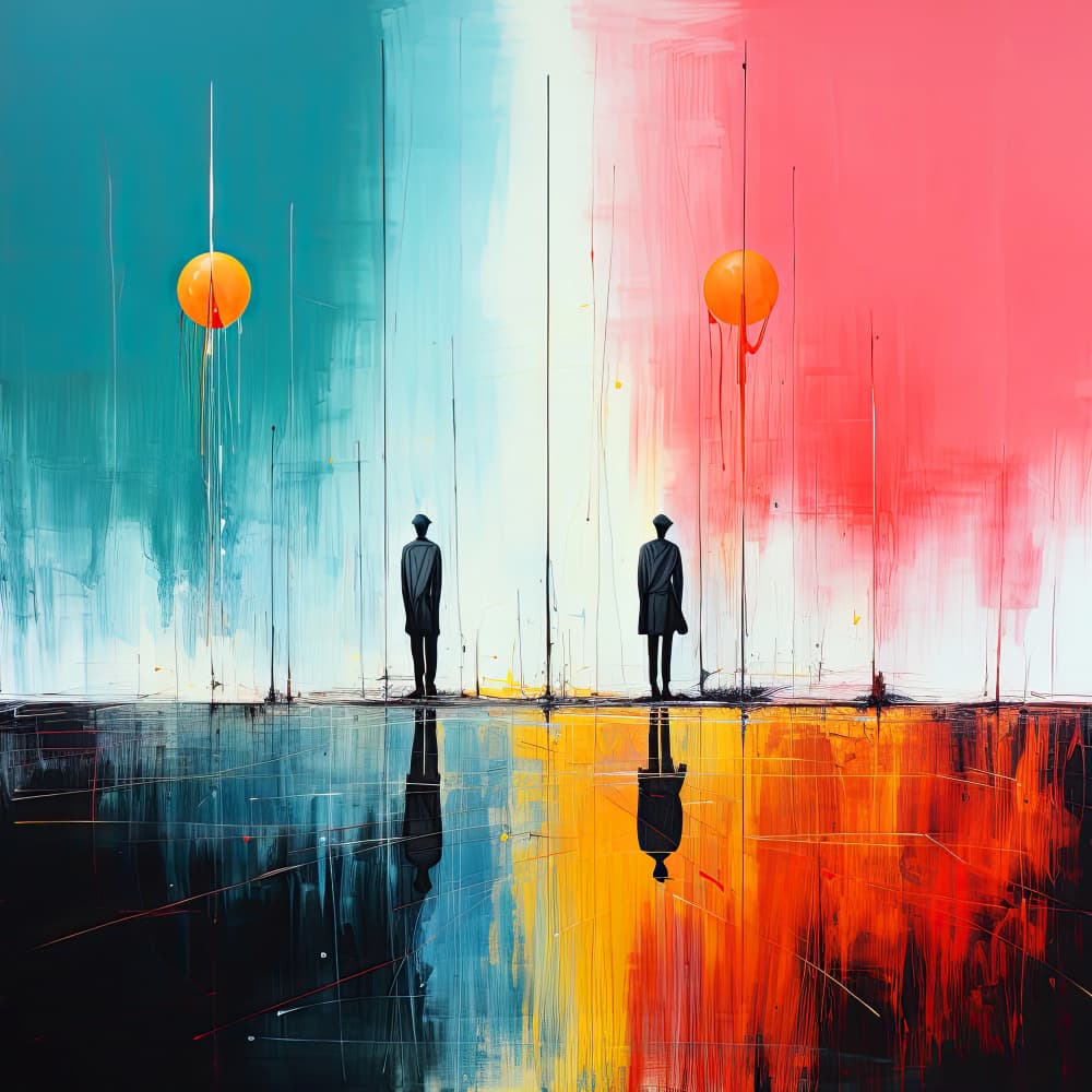 Second World 6 by Justyna Jaszke — canvas wall art