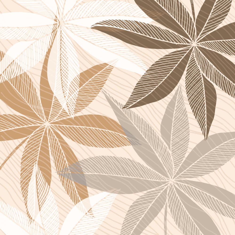 Earthy Botanical Layers by Kristian Gallagher — canvas wall art