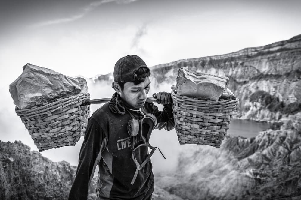 Sulfur Miner's Burden by Marco Tagliarino — canvas wall art