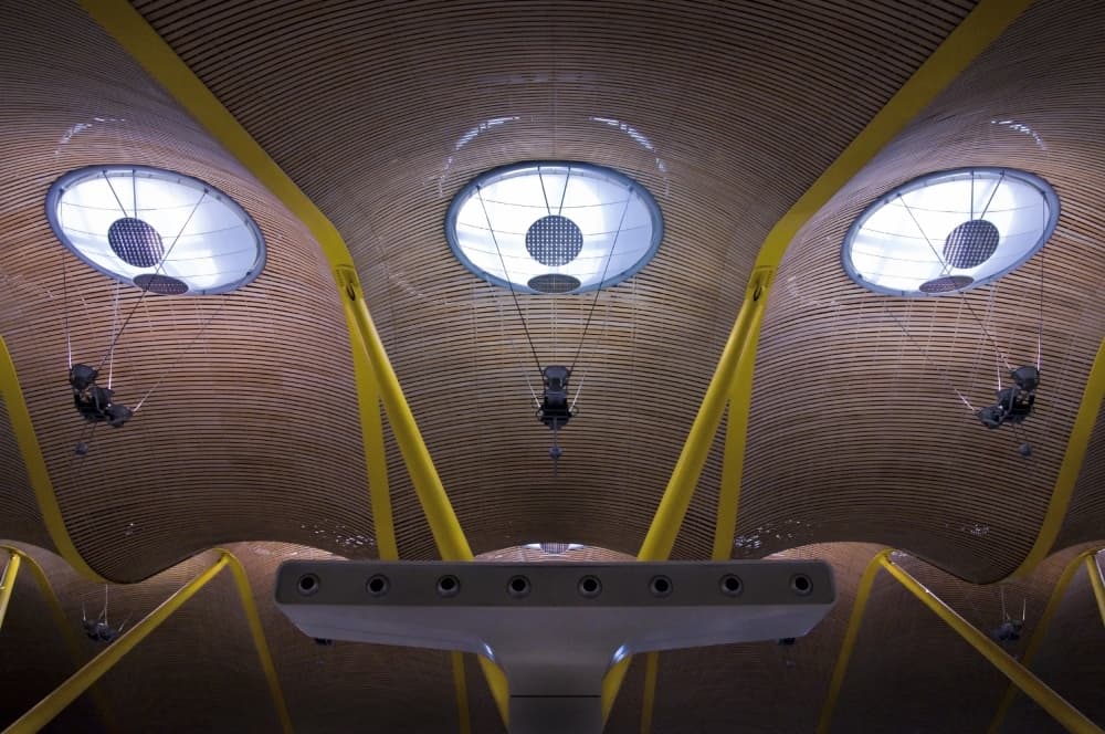 Curved Terminal Ceiling by Linda Wride — canvas wall art