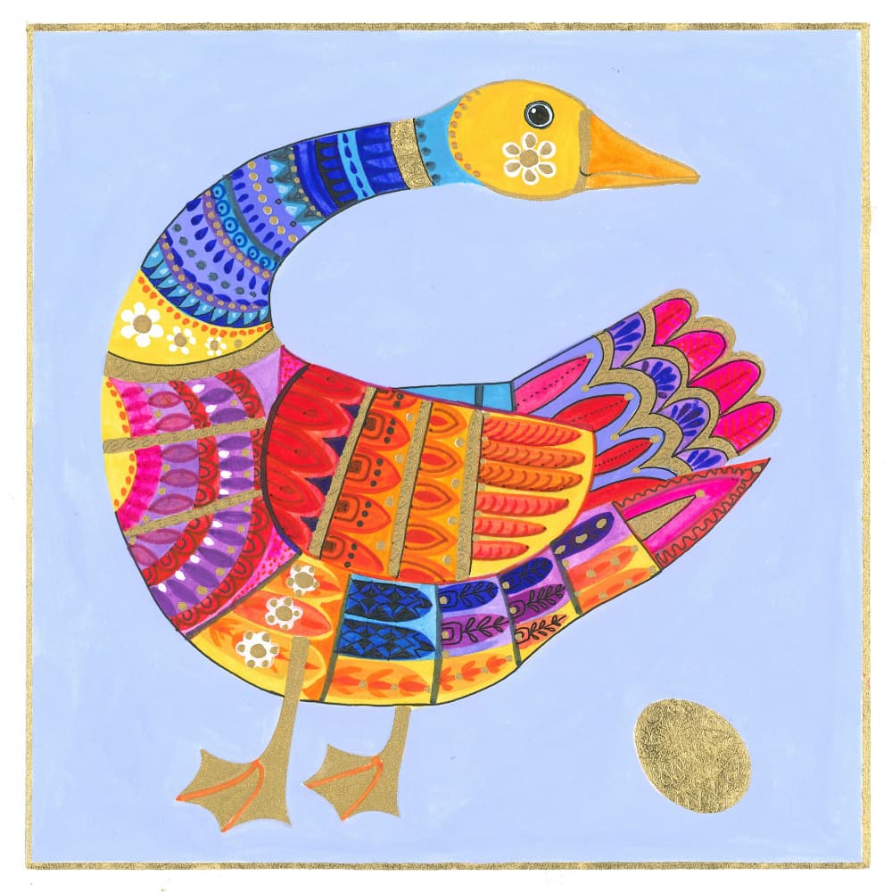 Goose and the Golden Egg by Isabelle Brent — canvas wall art