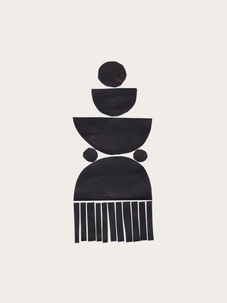 Abstract Geometric Totem by Ejaaz Haniff — canvas wall art