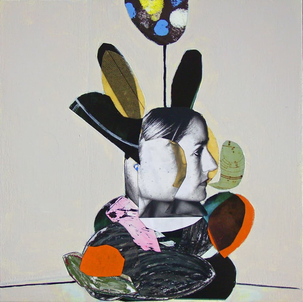 Profile in Bloom by Pascal Marlin — canvas wall art