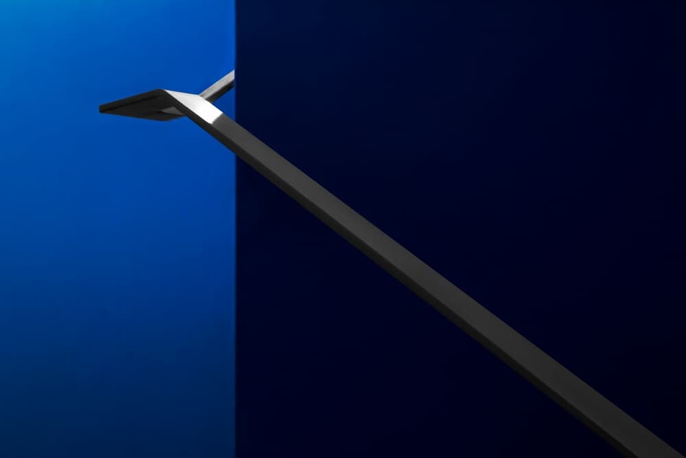 Modern Blue Light by Gilbert Claes — canvas wall art