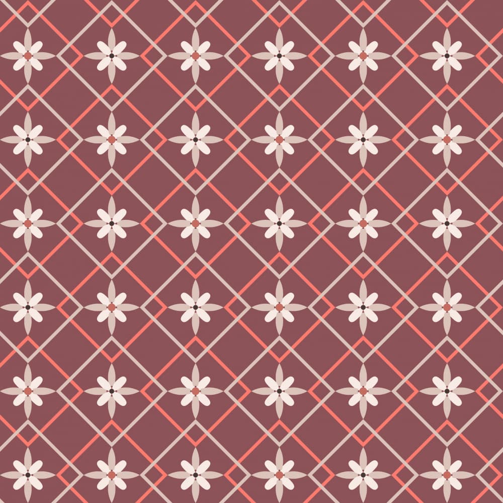 Blossom Diamond Lattice by Annick — canvas wall art