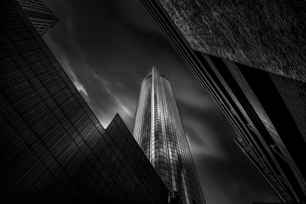 Dramatic City Architecture by Rana Jabeen — canvas wall art