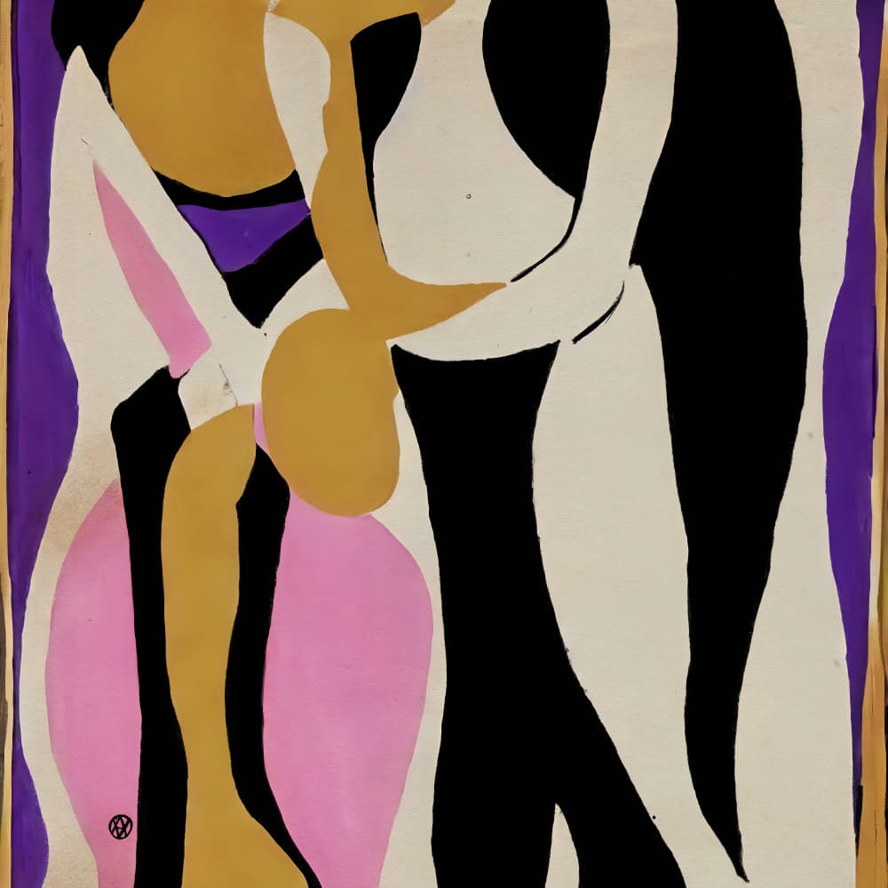 Bold Abstract Figures by André Viana — canvas wall art