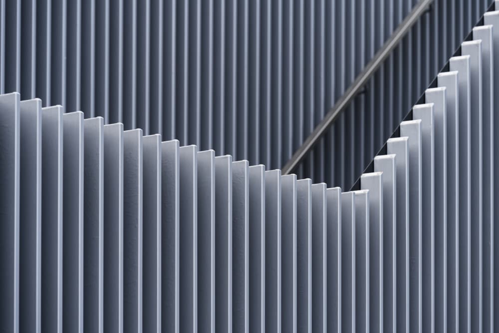 Wavy Architectural Lines by Greetje van Son — canvas wall art