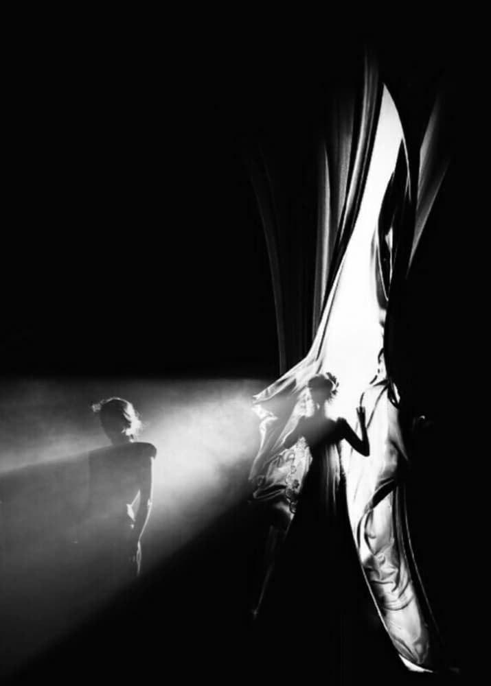 Ethereal Stage Dancers by Hadi Malijani (Malenjani) — canvas wall art