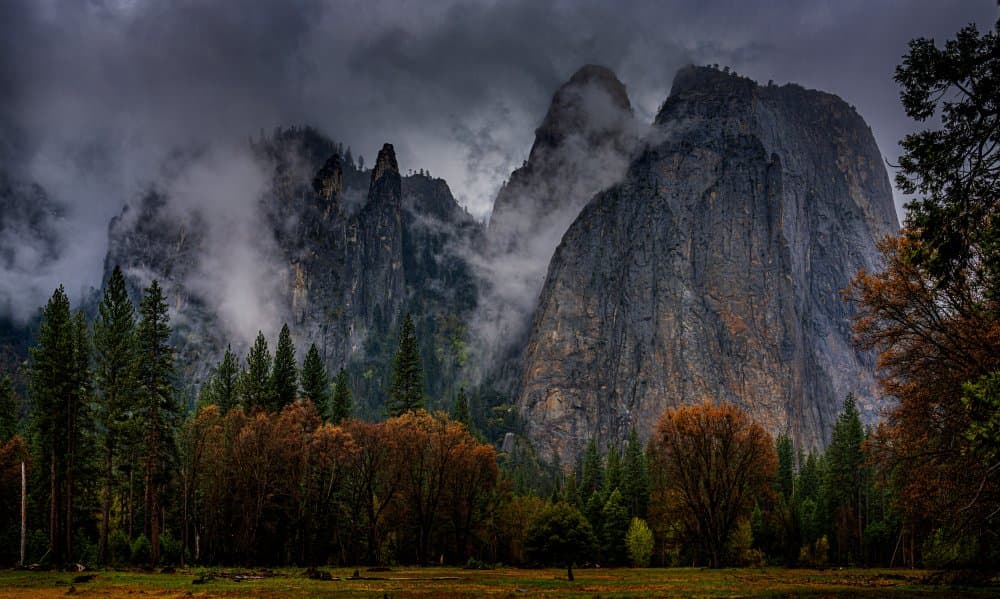 Misty Mountain Majesty by Ning Lin — canvas wall art