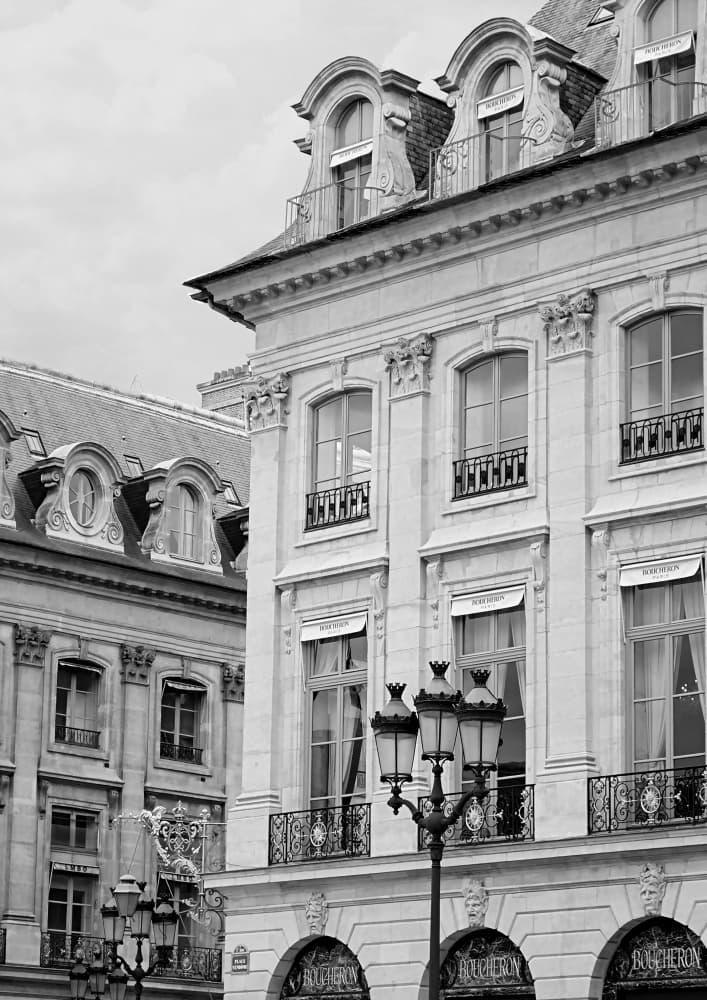 Classic Parisian Architecture by Talitha McQueen — canvas wall art