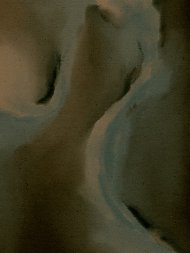 Wet Canvas 17 by Shatha Al Dafai — canvas wall art