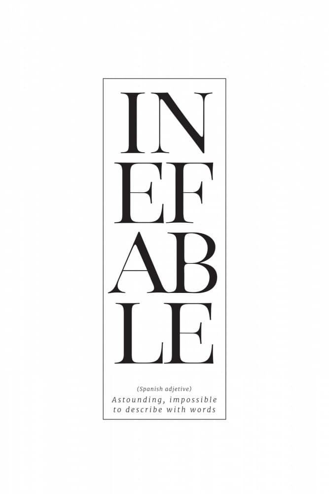 Ineffable Word Definition by Rosana Laiz Blursbyai — canvas wall art