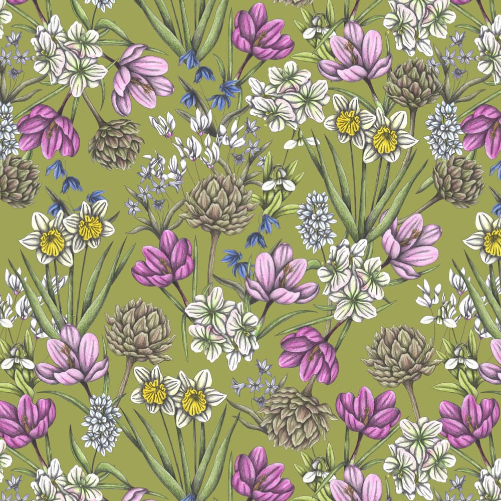 Vibrant Spring Bloom by Cecilia Battaini — canvas wall art