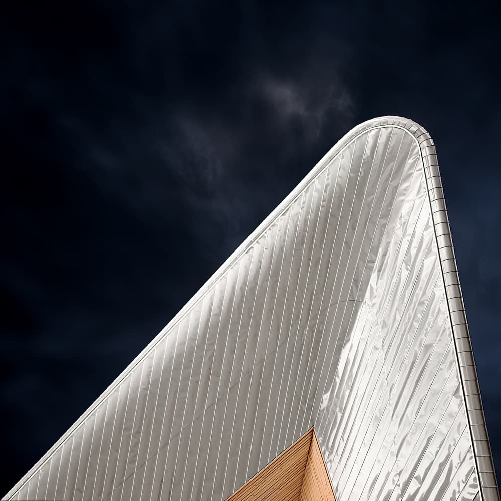 Dramatic Architectural Curve by Marc Huybrighs — canvas wall art