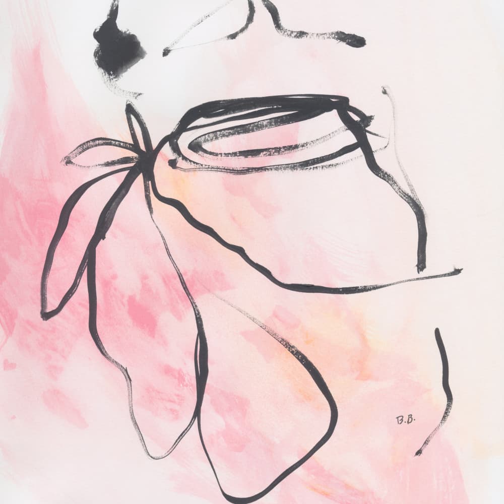 Soft Pink Bloom by Bronwyn Baker — canvas wall art