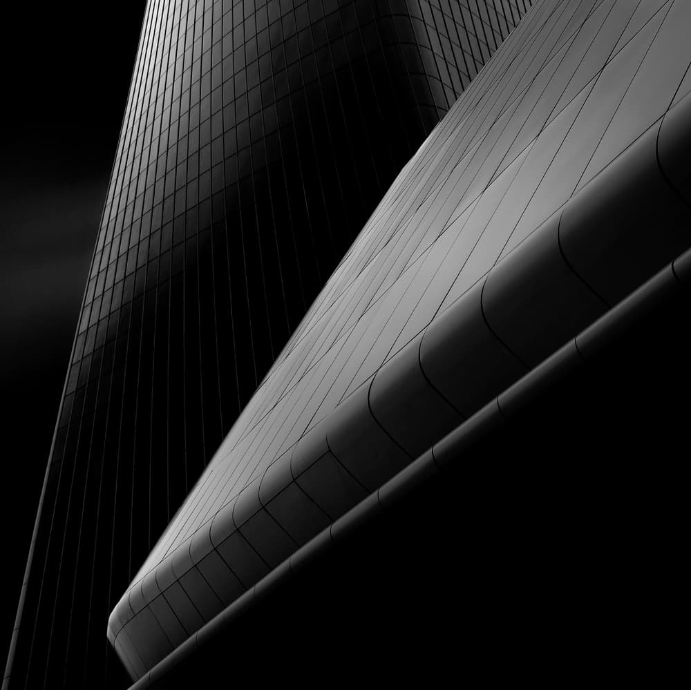 Sleek Urban Geometry by Paulo Medeiros — canvas wall art