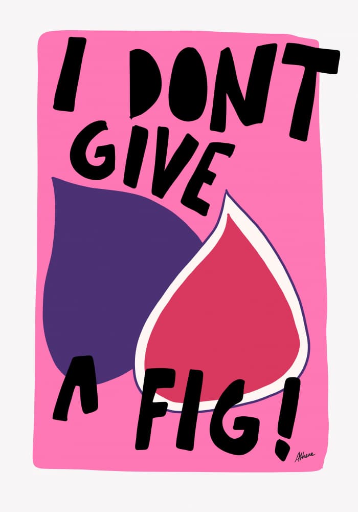 Don't give a fig by Athene Fritsch — canvas wall art