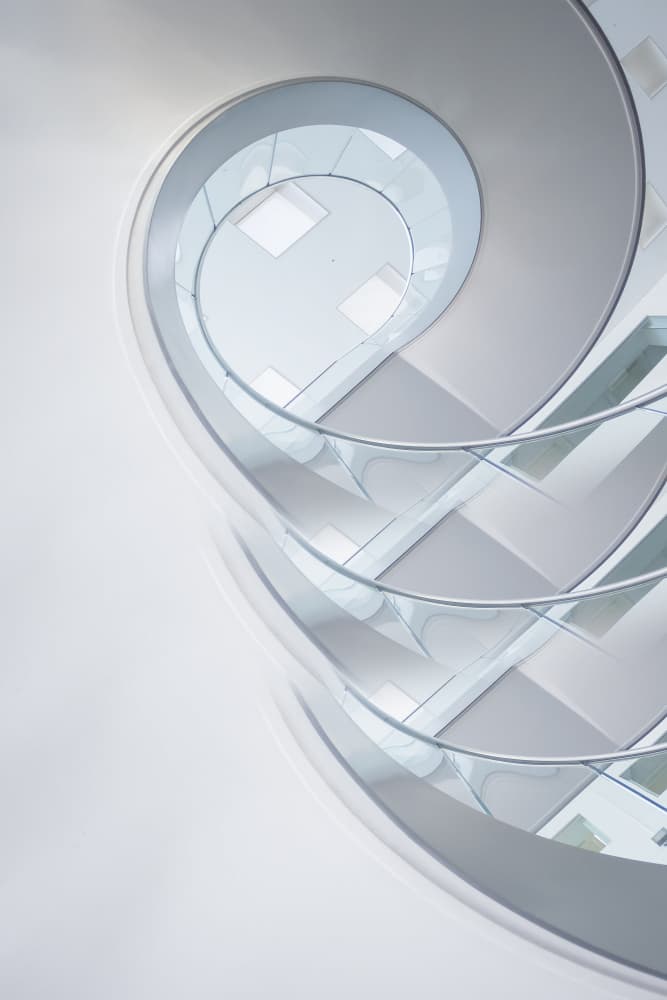 Elegant Spiral Ascent by Tomoshi Hara — canvas wall art