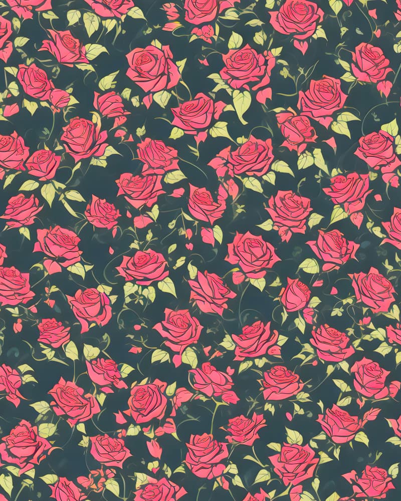 Elegant Pink Roses by Kintsugi99 — canvas wall art