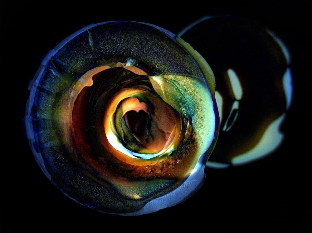 Iridescent Glass Orbs by Claudio Boczon — canvas wall art