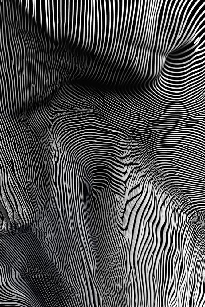 Dynamic Curved Lines by Minorstep — canvas wall art
