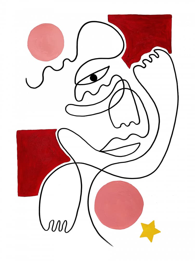 Roya by Shatha Al Dafai — canvas wall art