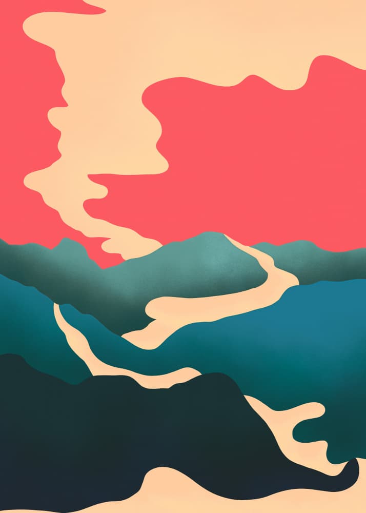 Winding Mountain Path by Stephen Wade — canvas wall art