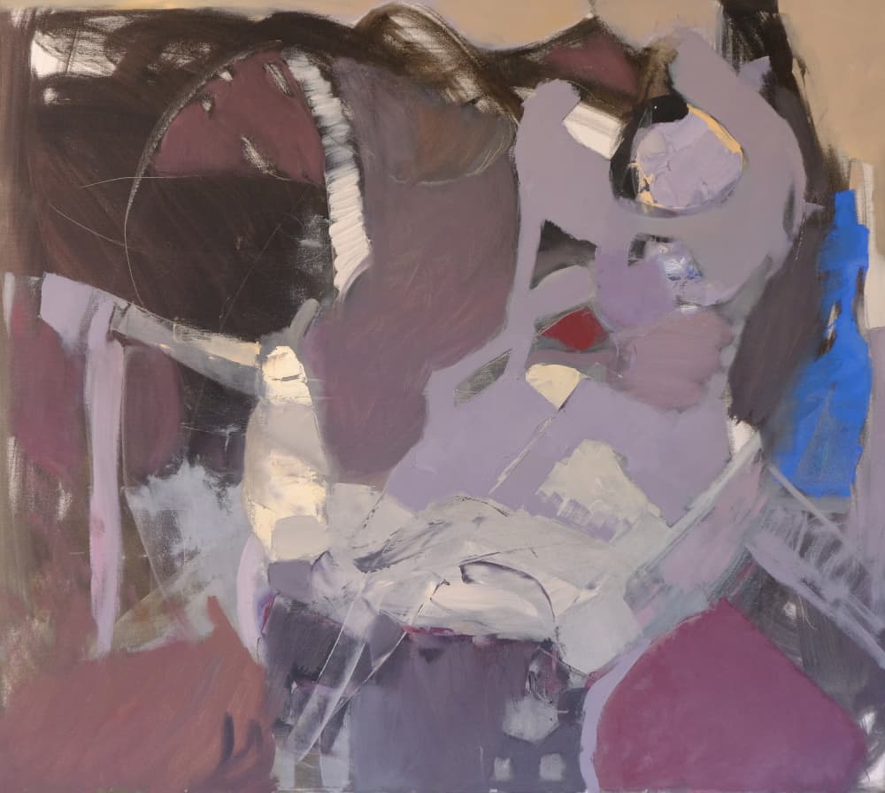 Abstract Lavender Dream by Elena Shraibman — canvas wall art