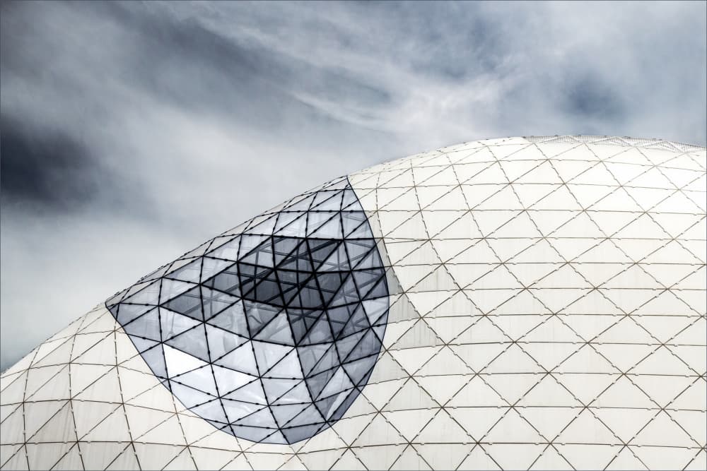Modern Dome Geometry by Gilbert Claes — canvas wall art
