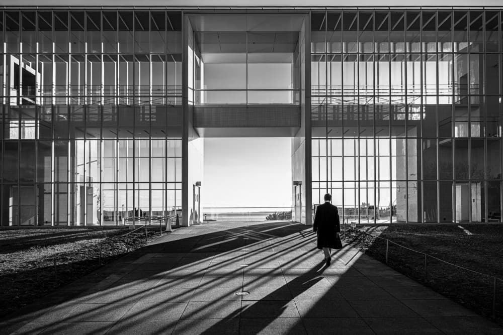 Walking Towards Light by Yuzo Fujii — canvas wall art