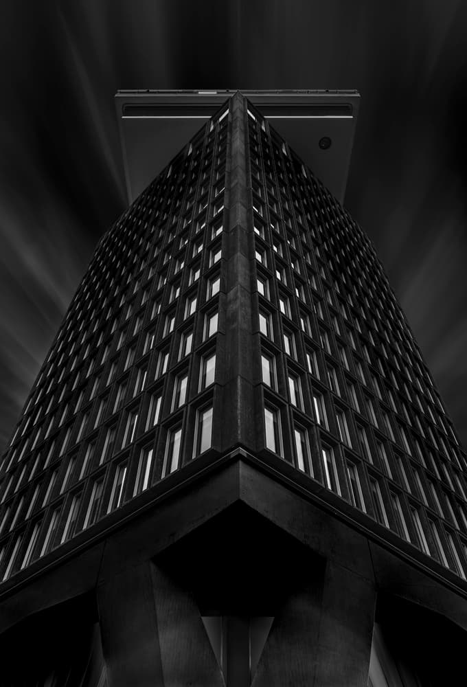 Stark Modern Skyscraper by Greetje van Son — canvas wall art