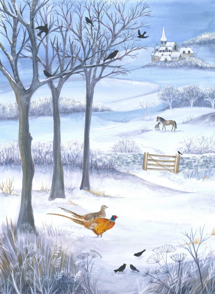 Beauty Of A Winter Landscape by Isabelle Brent — canvas wall art