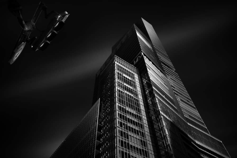 Modern Skyscraper Upward by Yoshihiko Wada — canvas wall art