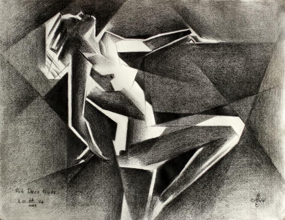 Art Deco Dancer by Corné Akkers — canvas wall art