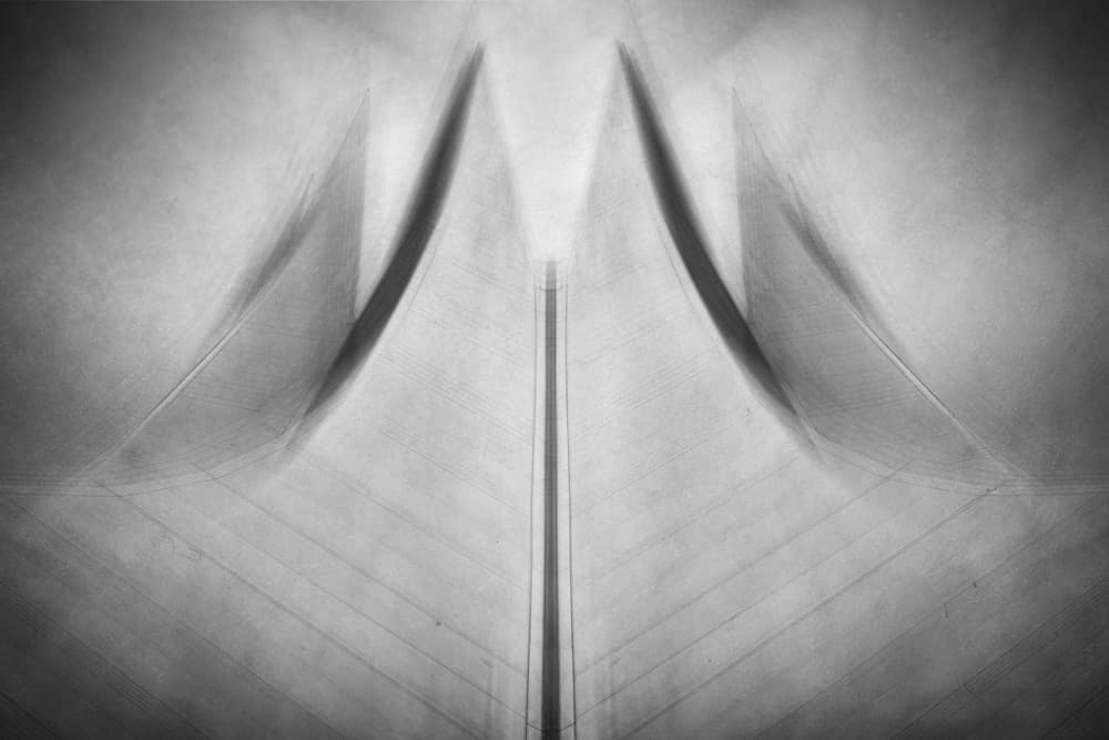Abstract Flowing Lines by Roswitha Schleicher-Schwarz — canvas wall art