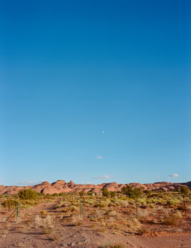Desert Sky and Moon by Bethany Young — canvas wall art