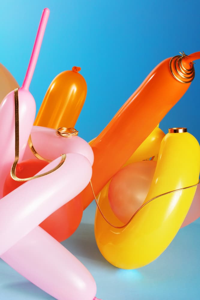 Vibrant Balloon Sculpture by Julia Ramiro — canvas wall art