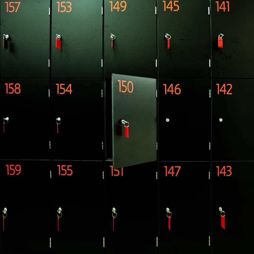 Open Locker 150 by Linda Wride — canvas wall art
