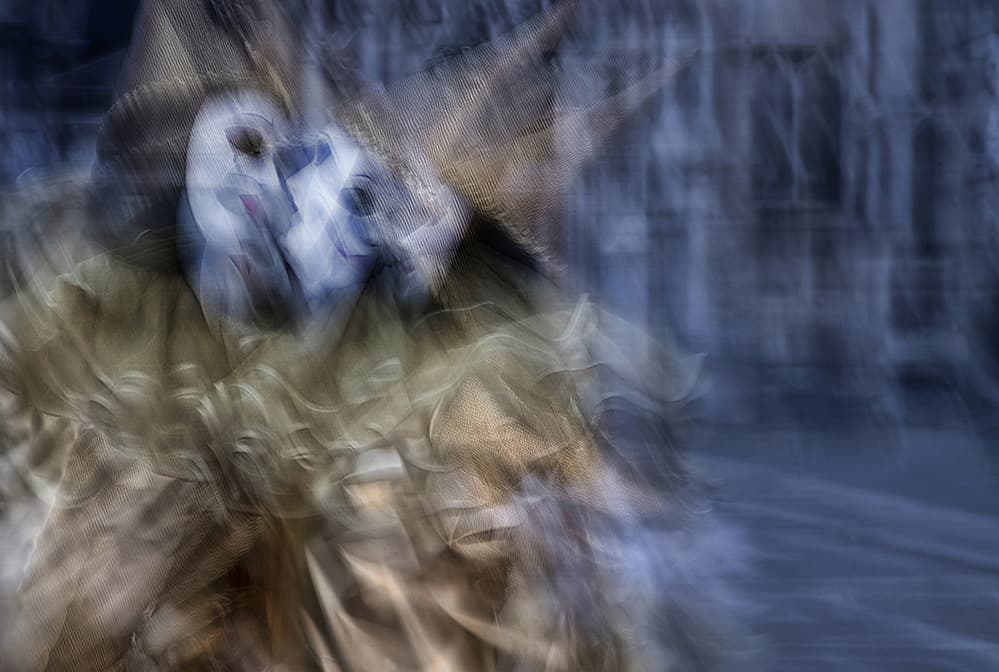 Dreamlike Masked Figure by Milan Malovrh — canvas wall art