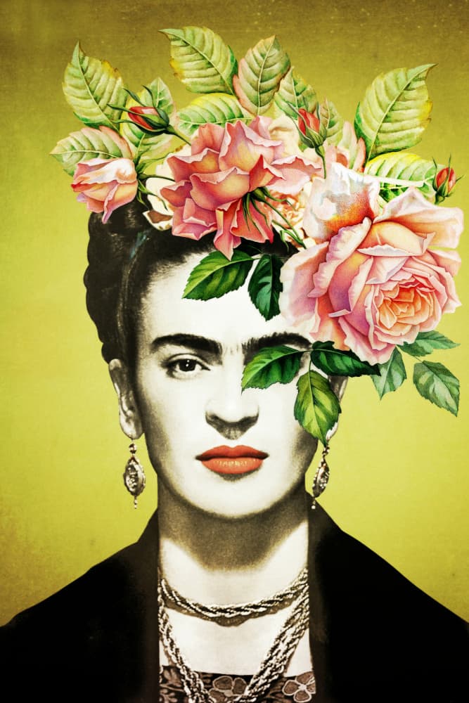 Woman With Rose Crown