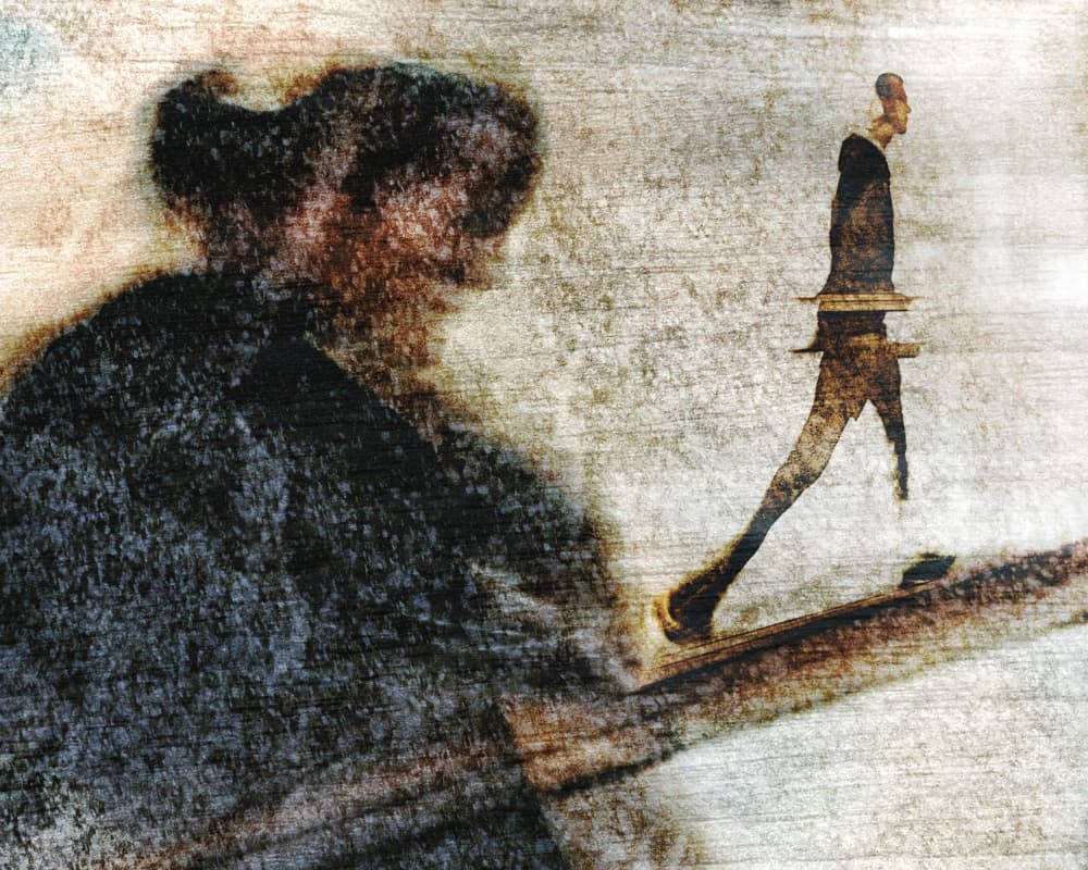 Mysterious Woman and Keris by The Jar - Geir Jartveit — canvas wall art