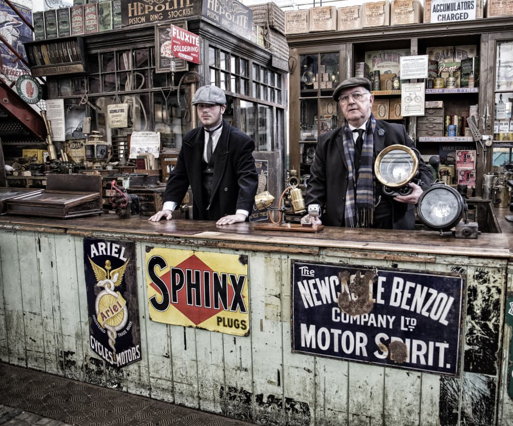 Historic Auto Shop by Daniel Springgay — canvas wall art