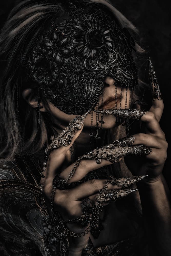 Gothic Masked Mystery by KOIKI — canvas wall art