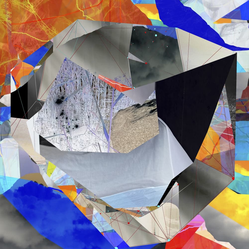 Modern Abstract Collage by Stefan Fransson — canvas wall art