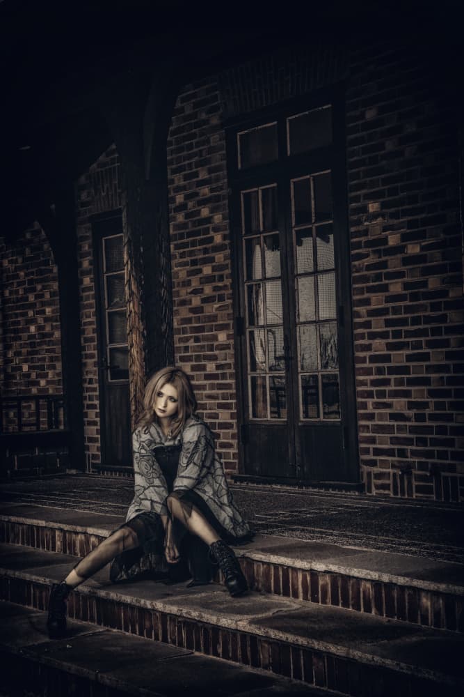 Melancholy Urban Portrait by KOIKI — canvas wall art