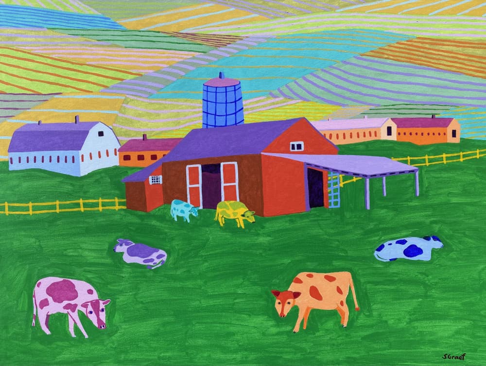 Farm by Sue Graef — canvas wall art