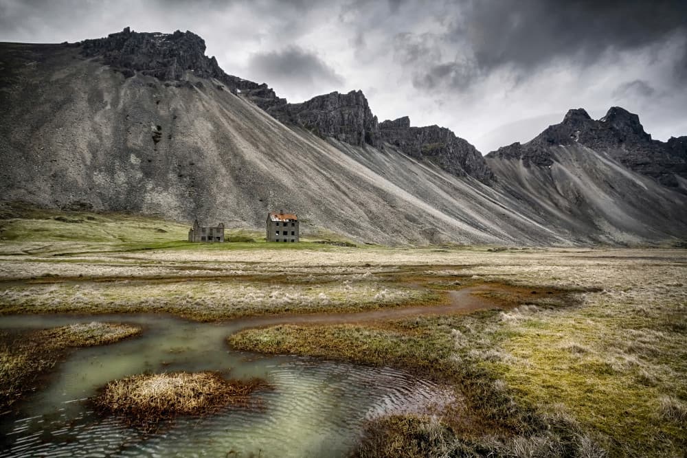 Abandoned Valley Ruins by Þorsteinn H. Ingibergsson — canvas wall art